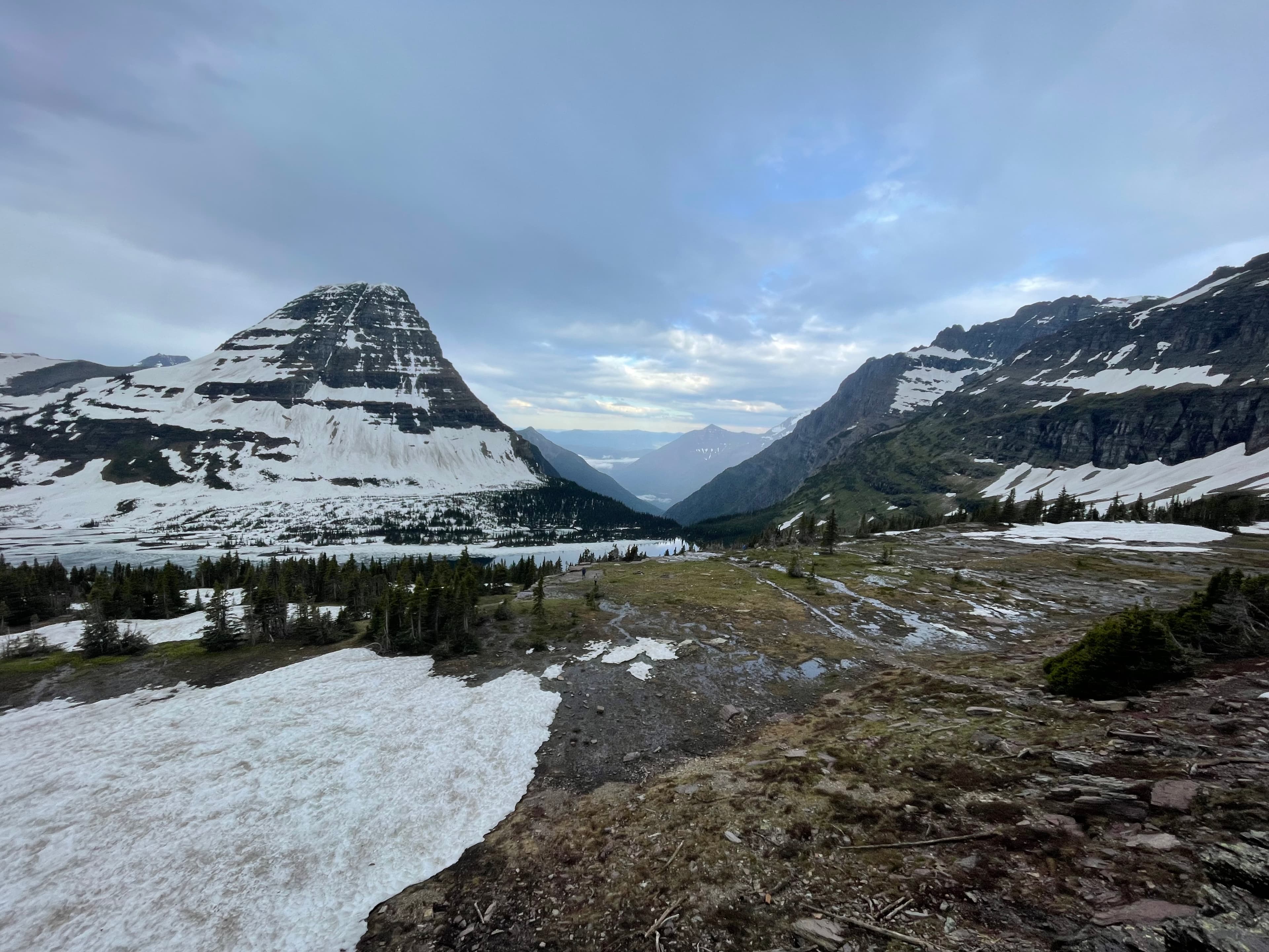 Snowy Hidden Lake