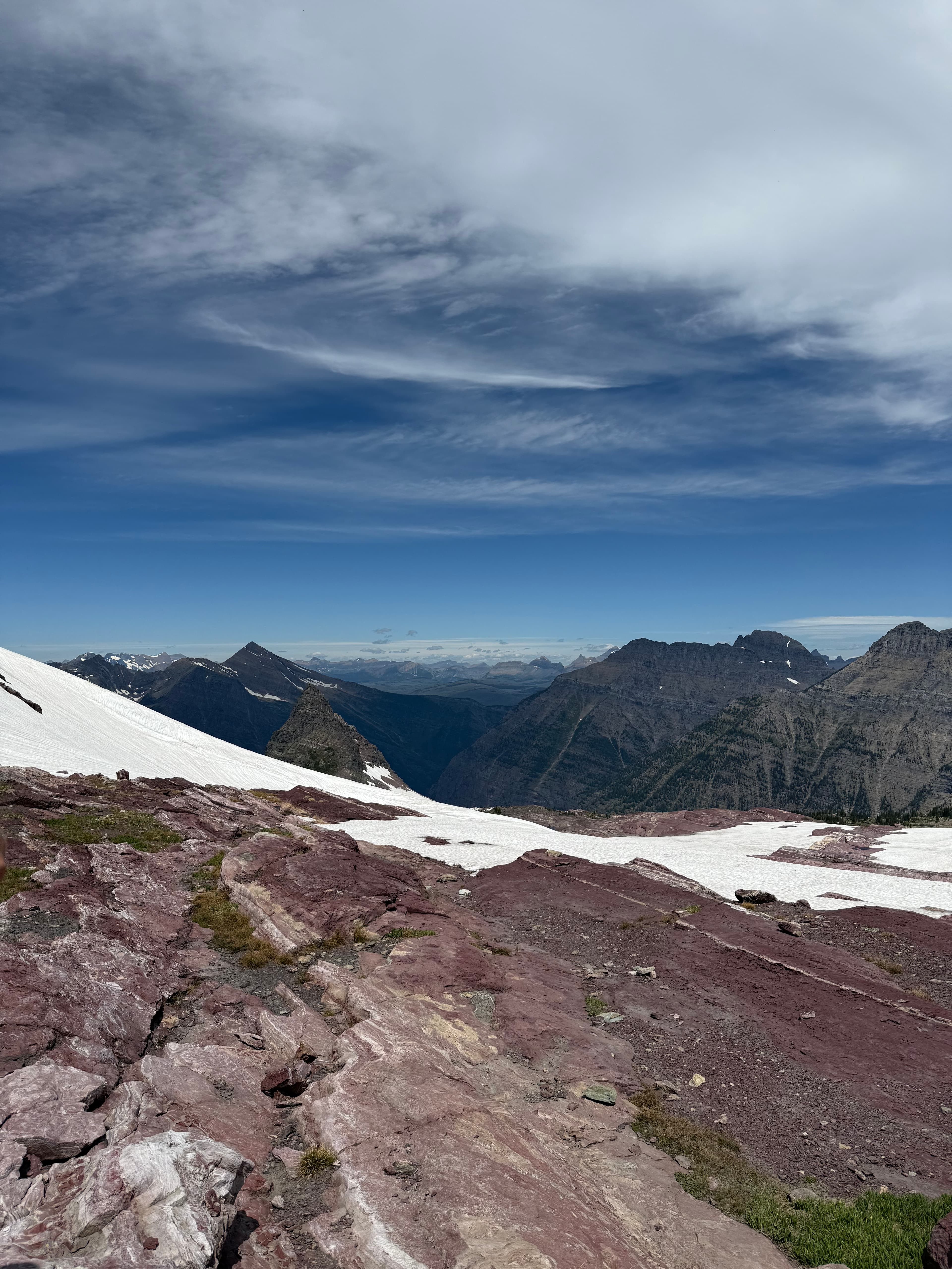 Glacier alpine vista